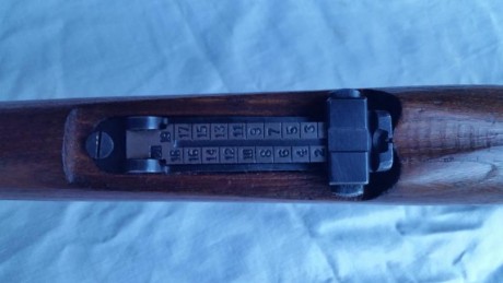 Vendo un K-98 impecable es un M-48 sino me equivoco yugoslavo porque tiene unas letras rusas calibre 8x57 10