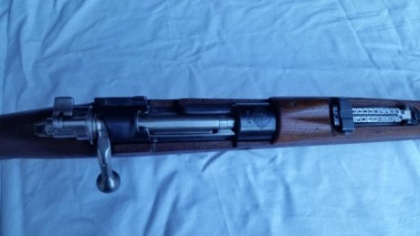 Vendo un K-98 impecable es un M-48 sino me equivoco yugoslavo porque tiene unas letras rusas calibre 8x57 31