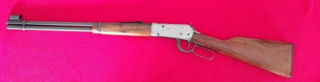 SE VENDE RIFLE DE PALANCA WINCHESTER DEL MÍTICO MODELO 94 Y CALIBRE 30-30.
SE VENDE EN PERFECTO ESTADO, 32