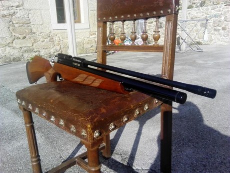 vendo esta carabina en perfectisimo estado.

Versión con el depósito y el cañon mas largo. Monotiro.

Madera 01