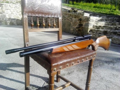 vendo esta carabina en perfectisimo estado.

Versión con el depósito y el cañon mas largo. Monotiro.

Madera 00