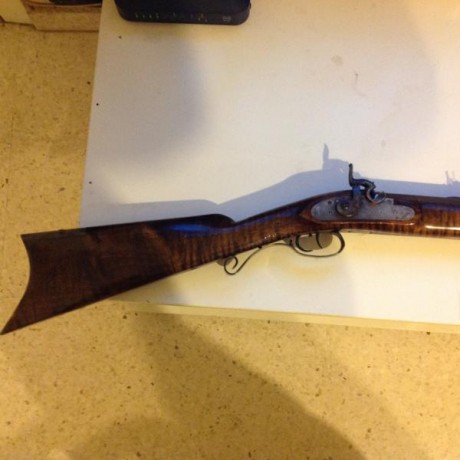 Se vende rifle Pedersoli Hawken Rocky Mountain acabado Maple, CERRAR GRACIAS 11