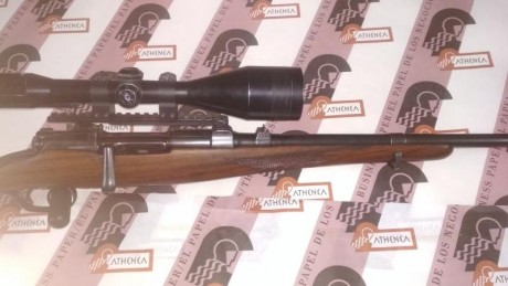 Vendo mi Mannlicher Schoenauer Modelo 1950. Calibre 7x64
Recién restaurado de maderas con repasado de 01