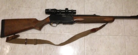 Vendo FN  browning 7 mm con visor Meopta de batida 1x4,bases desmontables Leopold,funda acolchada de piel 02