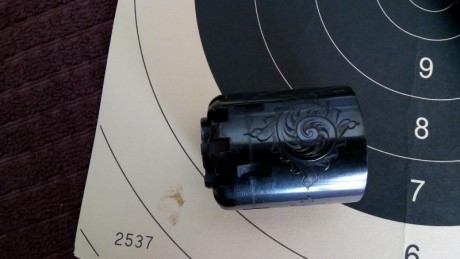 Revolver avancarga Santa Barbara modelo Remington New Army en calibre 44 con bonitos grabados en toda 10
