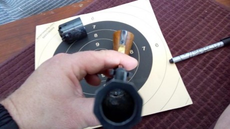 Revolver avancarga Santa Barbara modelo Remington New Army en calibre 44 con bonitos grabados en toda 20
