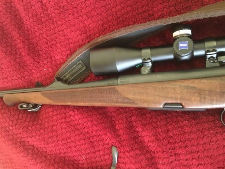 Se venden monturas completas originales giratorias mannlincher, no varia el tiro al quitar y poner el 01