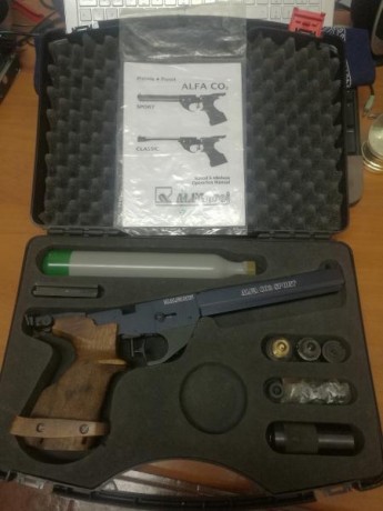 VENTA de la pistola Alfa proj es un arma especialmente diseñada para el tiro de precisión a 10 metros 02