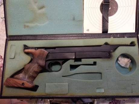 Vendo pistola aire Air Match modelo 600 en perfecto estado. Recién cambiadas todas las juntas. 
Precio: 02