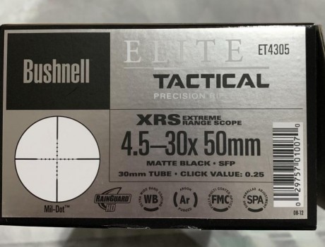 Buenas vendo ar-15 del 222 rem con mira telescópica bushnell elite de 4,5-30x50 y tubo de 30 mm y anillas 10