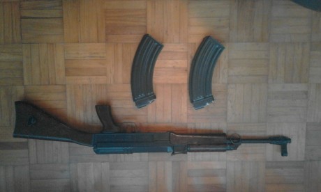 Vendo Vz 58, calibre 7,62X39, repetición manual, apenas a sido utilizado, se entrega con dos cargadores.
Vendido, 20