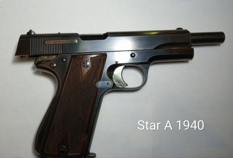 Buenas tardes a tod@s.
Vendo Star A del 9 largo de 1940 en estado de uso en Libro de Coleccionista.
El 32