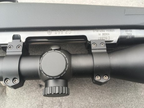 Vendo cz557 sintético en 30-06 y con visor Burris FourX 1.5-6x42 ir y monturas desmontables warne...
Nunca 30
