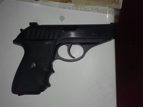 Se vende pistola sig sauer modelo P 232 calibre 9 corto guiada en F  dos cargadores. Excelente estado 00