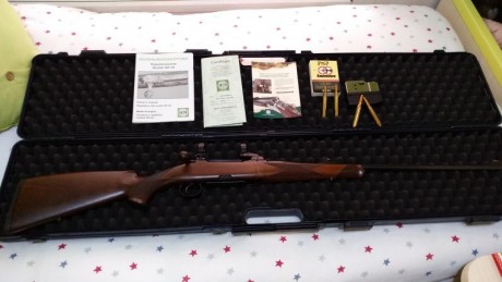 Heym sr30 cerrojo rectilíneo,calibre 8x68 monturas y cargador extra,perfecto estado mínimo uso
1850 euros 01