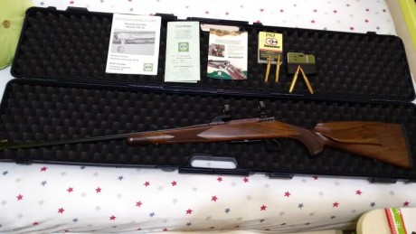 Heym sr30 cerrojo rectilíneo,calibre 8x68 monturas y cargador extra,perfecto estado mínimo uso
1850 euros 00