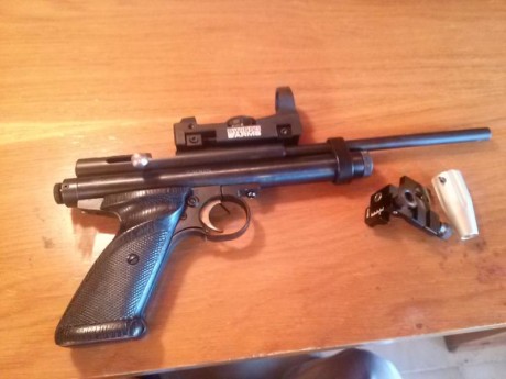 Calibre 4,5
EN PERFECTO ESTADO DE USO
CON LA OPTICA QUE FIGURA EN FOTOS.
TAMBIEN CON MIRAS ABIERTAS ORIGINALES. 00