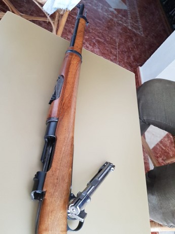 Mauser Oviedo de 1930 

Practicamento nuevo.
Tiene un reparacion en la madera frontal, bien arreglado.
Numeros 02