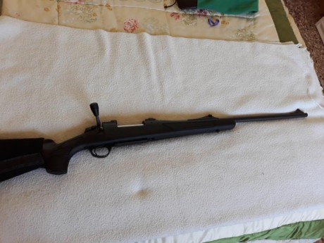 Se vende bergara b-14 cal. 7mm r.m.
Cañon de 61cm, cargador extraible, bases leupold, bola de cerrojo 02
