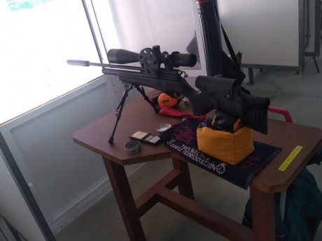 Un compañero me pide que ponga a la venta por cambio de modalidad lote carabina BSA Scorpion T10 (5,5 00