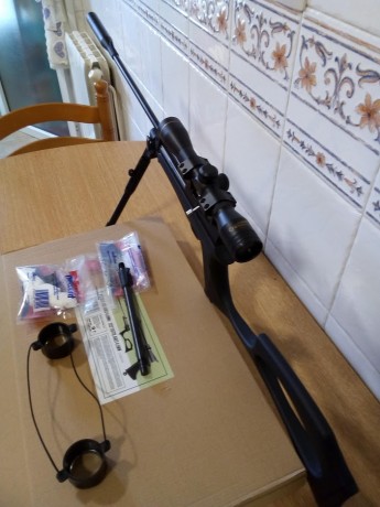 Hola, vendo esta Stinger Ares, cal. 4.5, con poco uso, comprada a finales de Noviembre pasado, por lo 11