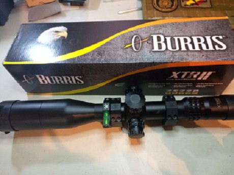  Visor Burris XTR II 3-15 x 50 SCR MIL. 

Vendo visor telescópico de Burris XTR II 3-15x50 cuenta con 00