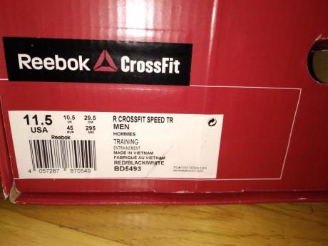 Vendo zapatillas Reebok CrossFit speed TR. Número 45. Motivo de venta me van grandes y no puedo cambiarlas.
Precio 01
