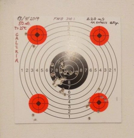 Bueno, para animar el foro un poco, propongo colgar fotos de dianas y arma usada para ello, pudiendo ser 72