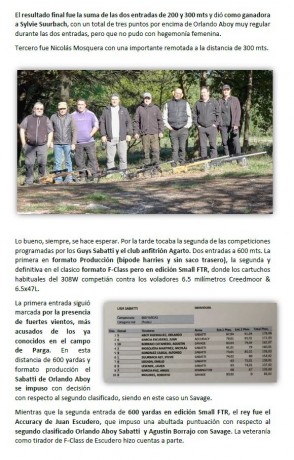 Los amigos de  Long Range Shooter Spain - Sabatti , nos propone un nuevo reto... Una competición para 71