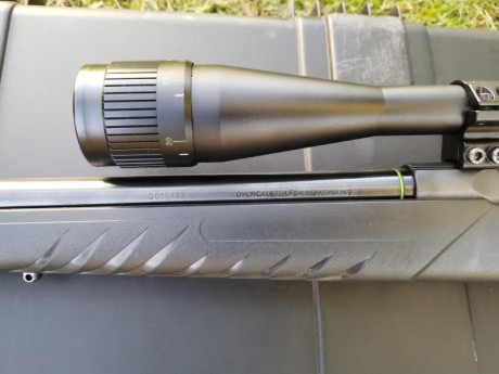 Se vende Sako Quad Heavy Barrel del calibre 22LR
Unos 1500  disparos

Va con un visor Tasco 6-24 y maletín 01