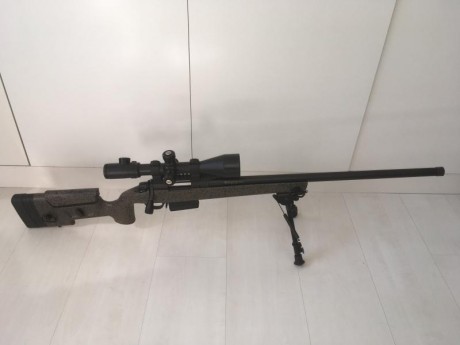 Se vende en Madrid o Leon sólo en mano no envio no cambios 
Bergara B14 HMR 308 win 24" cañón 21mm
Acción 02