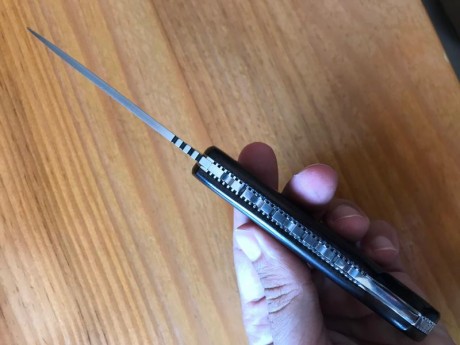 Nieto Campaña en acero Bohler N695 y cachas de granadillo, 9 cm de hoja. 25 euros envío incluido por agencia. 00