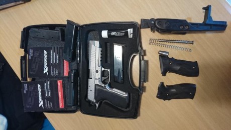 VENDIDA,,,,,,pistola seminueva  Sig Sauer P226 X-Five Bew line All Round edicion especial para IPSC, en 02