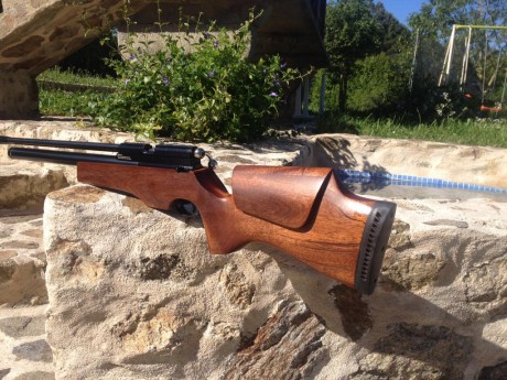 vendo esta carabina en perfectisimo estado.

Versión con el depósito y el cañon mas largo. Monotiro.

Madera 50