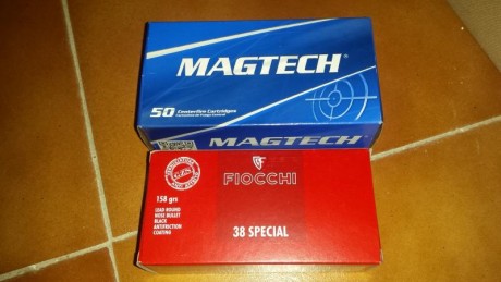 Vendo vainas del 38 Special con 1 sólo disparo, Magtech y Fiocchi.
Precio entre 5 y 8€ - 100uds dependiendo 00