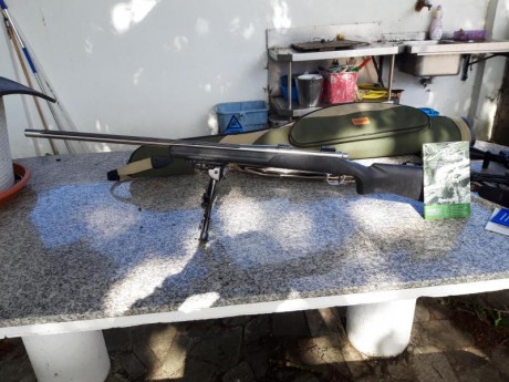 Buenos días.
Se vende este remington 700 con cañón y acción en acero inox, cañón acanalado, gatillo Timney.
El 00