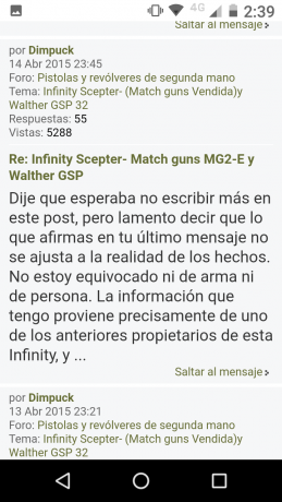 Vendo INFINITY SCEPTER en calibre 9mm y 6".Arma con poco uso.
Se trata de un arma de 6",en acero 40