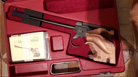 Vendo pistola libre CM84E en perfecto estado.
Ha sido utilizada muy poco.
Cacha talla M con pasta de madera 01