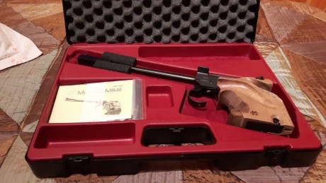 Vendo pistola libre CM84E en perfecto estado.
Ha sido utilizada muy poco.
Cacha talla M con pasta de madera 00
