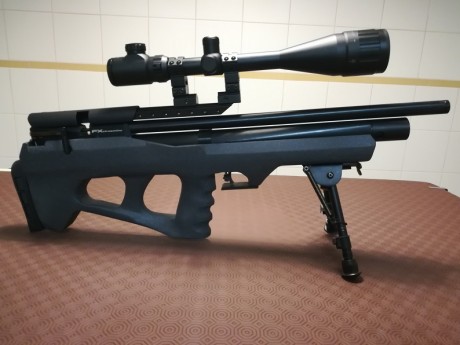 Carabina PCP de la prestigiosa marca FX Airguns (Suecia), modelo STREAMLINE, calibre 5.5mm / .22, cargador 02