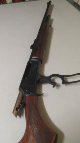 a la venta marlin modelo 1895 calibre 45-70 practicamente nuevo. palanca sobredimensinada capacidad 4 01