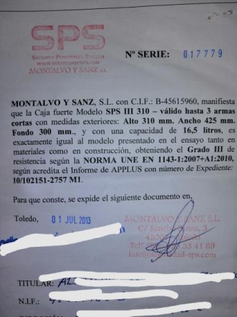 Compañeros, tengo una duda con el armero y os escribo para ver si me podéis aclarar este cacao que tengo 00
