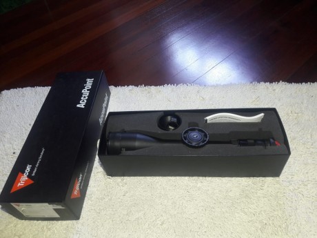Pongo a la venta este magnifico visor de la casa Trijicon modelo accupoint 5-20X50.
La reticula es mildot 01