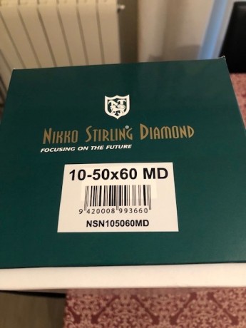 Buenas tardes,

Vendo este visor marca NIKKO STIRLING DIAMON, modelo SPORTMAN 10-50x60, que tengo montado 11