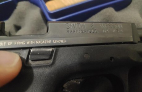 Vendo Pistola en perfecto estado. Con muy pocos disparos. Se puede ver y probar. Retenida del cargador 10