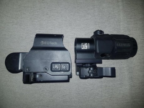 VENDIDO!

Se vende visor holográfico EOTECH XPS2 con G33 MAGNIFIER, ORIGINAL. 
El estado es usado, poco 02