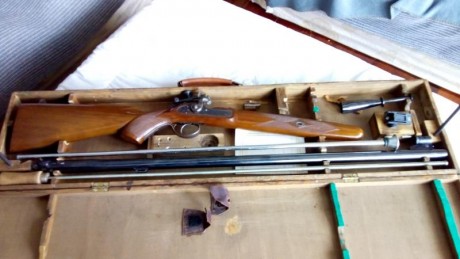 Vendo rifle Rigby Creedmore Match Cal. 451, fabricado por el taller AMR Antonio Marcos Relea en Eibar. 02