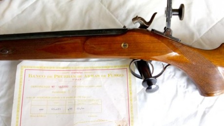 Vendo rifle Rigby Creedmore Match Cal. 451, fabricado por el taller AMR Antonio Marcos Relea en Eibar. 12