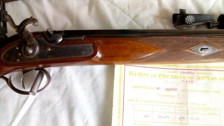 Vendo rifle Rigby Creedmore Match Cal. 451, fabricado por el taller AMR Antonio Marcos Relea en Eibar. 10