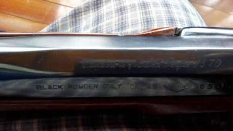Vendo rifle Rigby Creedmore Match Cal. 451, fabricado por el taller AMR Antonio Marcos Relea en Eibar. 31
